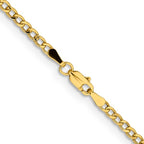 Leslie's 14k 2.85mm Semi-Solid Curb Chain - Image 3