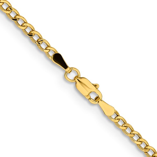 Leslie's 14k 2.85mm Semi-Solid Curb Chain - Image 3