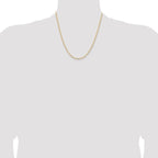 Leslie's 14k 2.85mm Semi-Solid Curb Chain - Image 4
