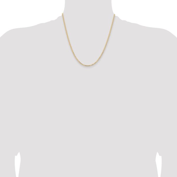 Leslie's 14k 2.85mm Semi-Solid Curb Chain - Image 4