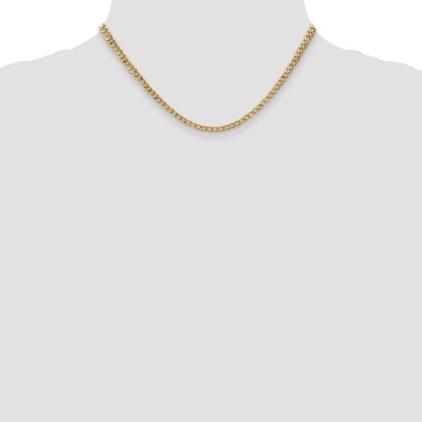 Leslie's 14k 3.35mm Semi-Solid Curb Chain - Image 4