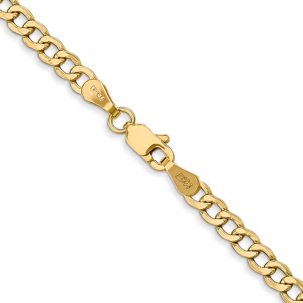 Leslie's 14k 3.35mm Semi-Solid Curb Chain - Image 3