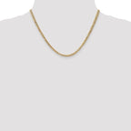 Leslie's 14k 3.35mm Semi-Solid Curb Chain - Image 4