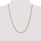 Leslie's 14k 3.35mm Semi-Solid Curb Chain - Image 4