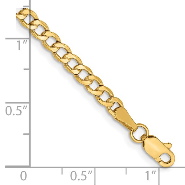 Leslie's 14k 3.35mm Semi-Solid Curb Chain - Image 2