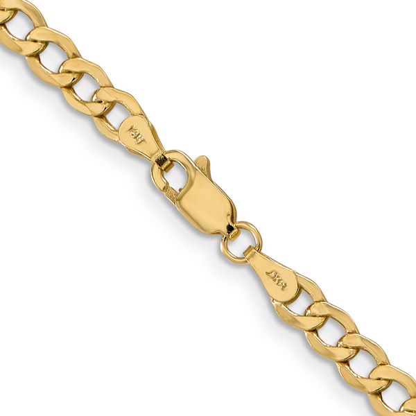 Leslie's 14k 4.3mm Semi-Solid Curb Chain - Image 3