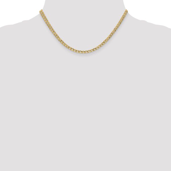 Leslie's 14k 4.3mm Semi-Solid Curb Chain - Image 4