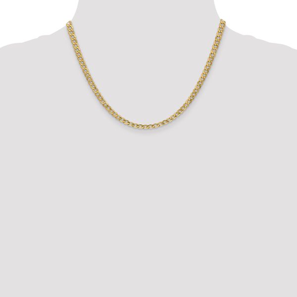 Leslie's 14k 4.3mm Semi-Solid Curb Chain - Image 4