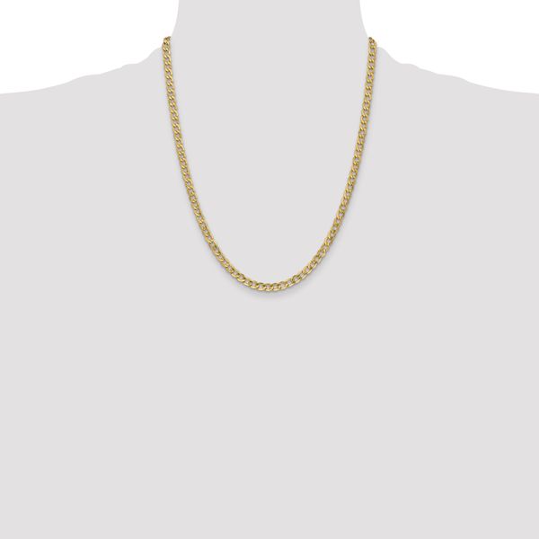 Leslie's 14k 4.3mm Semi-Solid Curb Chain - Image 4