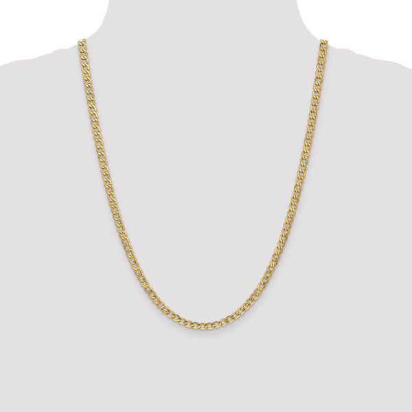 Leslie's 14k 4.3mm Semi-Solid Curb Chain - Image 4
