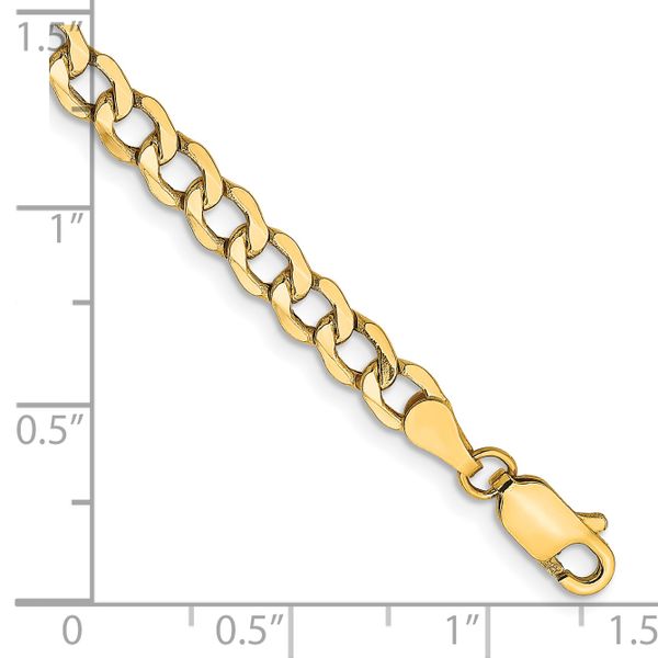 Leslie's 14k 4.3mm Semi-Solid Curb Chain - Image 2