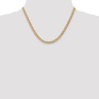 Leslie's 14k 5.25mm Semi-Solid Curb Chain - Image 4