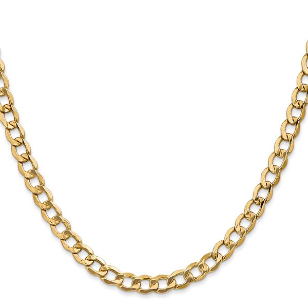 Leslie's 14k 5.25mm Semi-Solid Curb Chain - Image 2