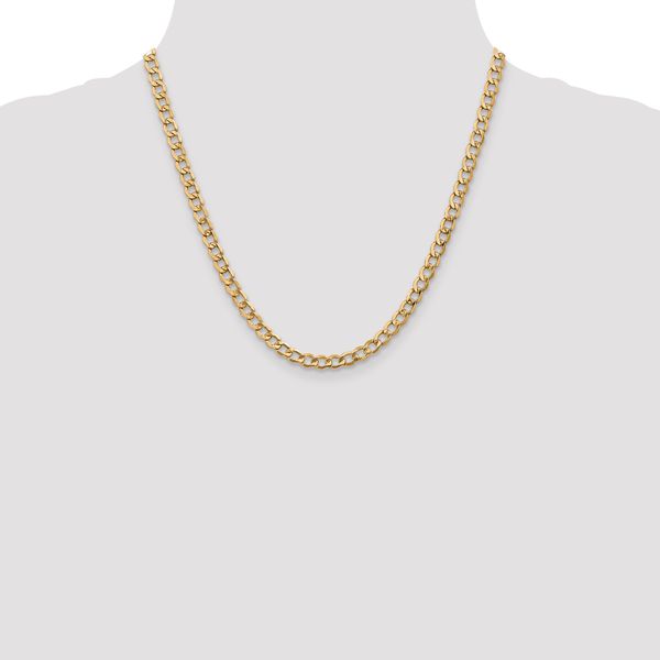 Leslie's 14k 5.25mm Semi-Solid Curb Chain - Image 4
