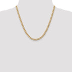 Leslie's 14k 5.25mm Semi-Solid Curb Chain - Image 4