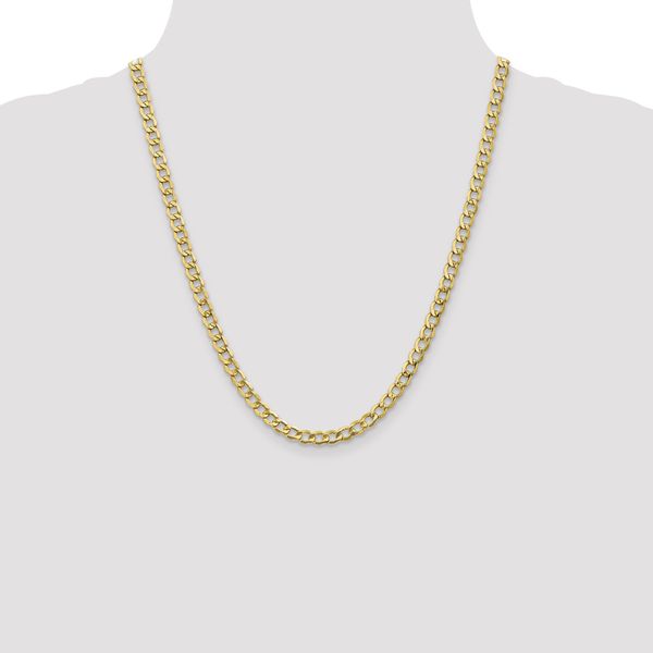 Leslie's 14k 5.25mm Semi-Solid Curb Chain - Image 4