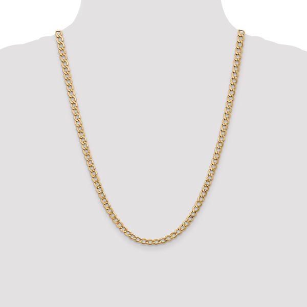 Leslie's 14k 5.25mm Semi-Solid Curb Chain - Image 4