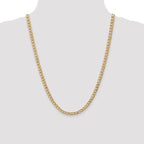 Leslie's 14k 5.25mm Semi-Solid Curb Chain - Image 4