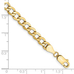 Leslie's 14k 5.25mm Semi-Solid Curb Chain - Image 2