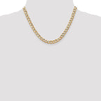 Leslie's 14k 6.5mm Semi-Solid Curb Chain - Image 4