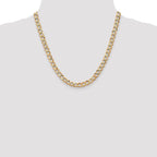 Leslie's 14k 6.5mm Semi-Solid Curb Chain - Image 4