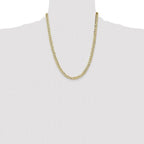 Leslie's 14k 6.5mm Semi-Solid Curb Chain - Image 4