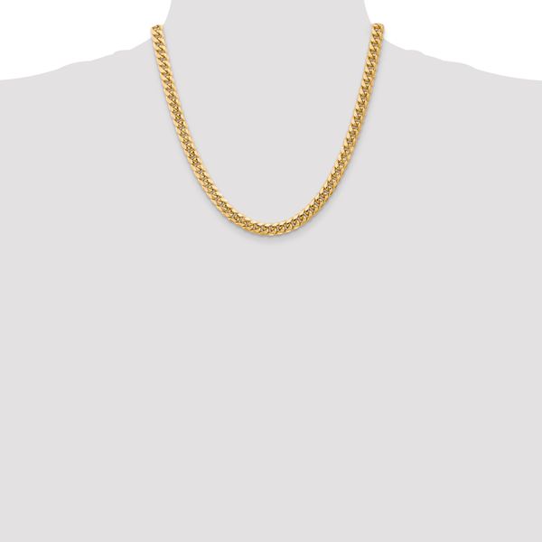 Leslie's 14k 6.75mm Semi-Solid Miami Cuban Chain - Image 4