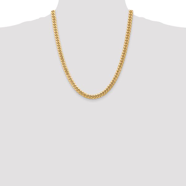 Leslie's 14k 6.75mm Semi-Solid Miami Cuban Chain - Image 4