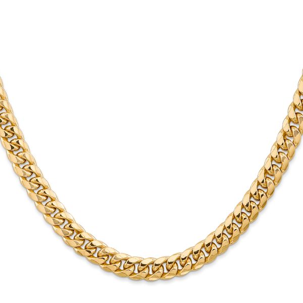 Leslie's 14k 6.75mm Semi-Solid Miami Cuban Chain - Image 2