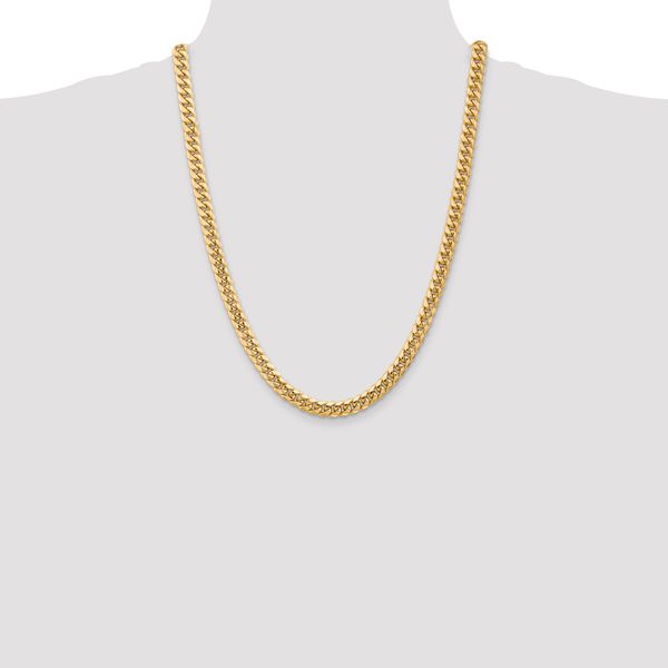 Leslie's 14k 6.75mm Semi-Solid Miami Cuban Chain - Image 4