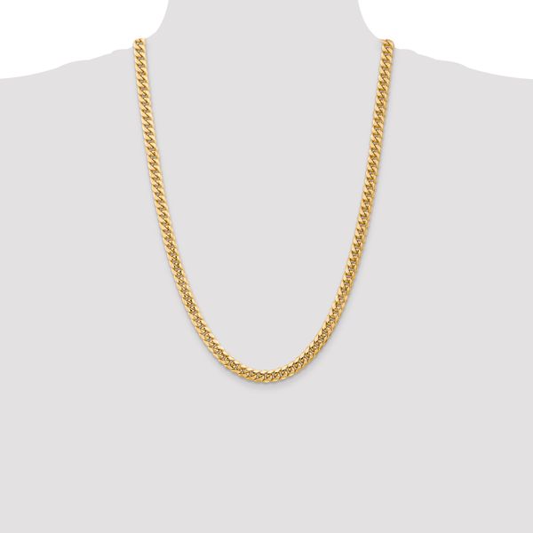 Leslie's 14k 6.75mm Semi-Solid Miami Cuban Chain - Image 4