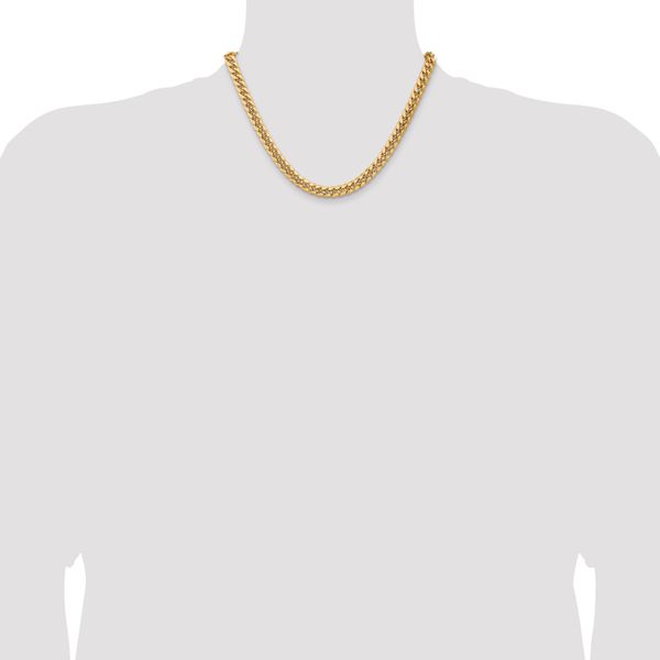 Leslie's 14k 7.3mm Semi-Solid Miami Cuban Chain - Image 4