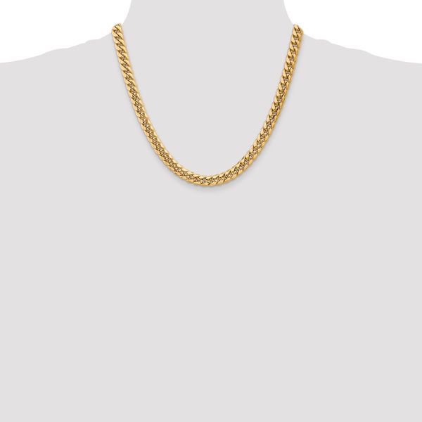 Leslie's 14k 7.3mm Semi-Solid Miami Cuban Chain - Image 4