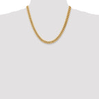 Leslie's 14k 7.3mm Semi-Solid Miami Cuban Chain - Image 4