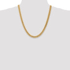 Leslie's 14k 7.3mm Semi-Solid Miami Cuban Chain - Image 4