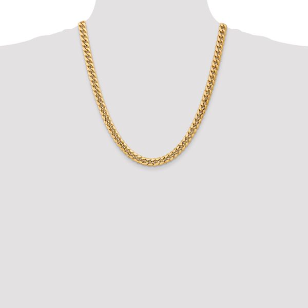 Leslie's 14k 7.3mm Semi-Solid Miami Cuban Chain - Image 4