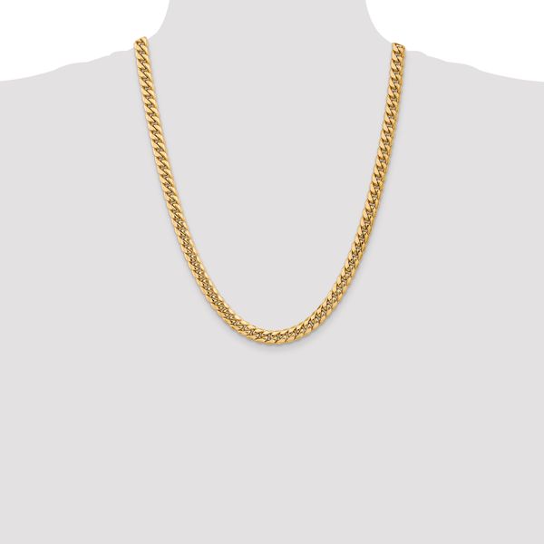 Leslie's 14k 7.3mm Semi-Solid Miami Cuban Chain - Image 4