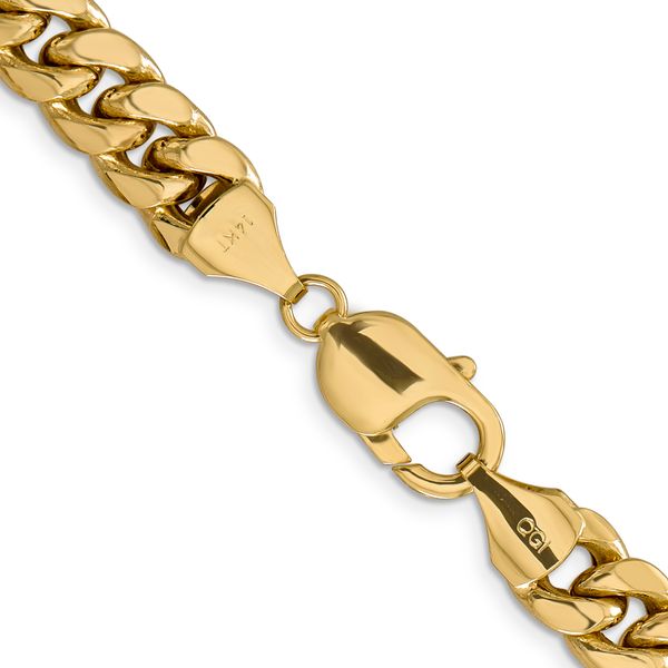 Leslie's 14k 9.3mm Semi-Solid Miami Cuban Chain - Image 3