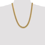 Leslie's 14k 9.3mm Semi-Solid Miami Cuban Chain - Image 4