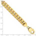 Leslie's 14k 9.3mm Semi-Solid Miami Cuban Chain - Image 2