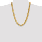 Leslie's 14k 11mm Semi-Solid Miami Cuban Chain - Image 4