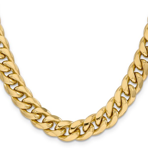Leslie's 14k 11mm Semi-Solid Miami Cuban Chain - Image 2