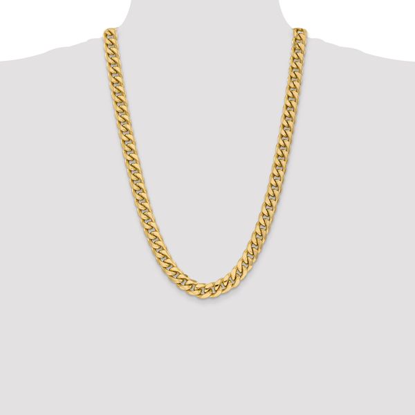 Leslie's 14k 11mm Semi-Solid Miami Cuban Chain - Image 4