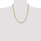 Leslie's 14k 5.5mm Silky Herringbone Chain - Image 4