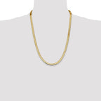 Leslie's 14k 5.5mm Silky Herringbone Chain - Image 4