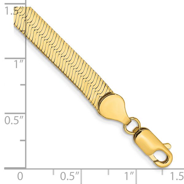 Leslie's 14k 5.5mm Silky Herringbone Chain - Image 2
