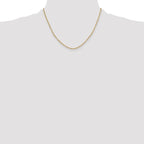 Leslie's 14k 2.2mm Solid Beveled D/C Paperclip Chain - Image 4