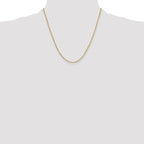 Leslie's 14k 2.2mm Solid Beveled D/C Paperclip Chain - Image 4