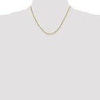 Leslie's 14k 3.0mm Solid Beveled D/C Paperclip Chain - Image 4