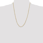 Leslie's 14k 3.0mm Solid Beveled D/C Paperclip Chain - Image 4